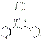 4-(2-PHENYL-6-PYRIDIN-3-YLPYRIMIDIN-4-YL)MORPHOLINE Structure