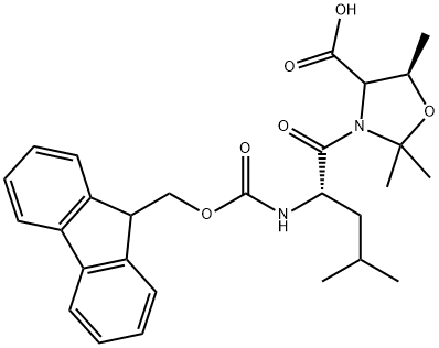 FMOC-LEU-THR(PSIME,MEPRO)-OH Struktur