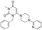 1-BENZYL-3-METHYL-6-(4-PYRIDIN-2-YL-PIPERAZIN-1-YL)-1H-PYRIMIDINE-2,4-DIONE