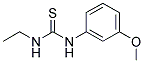 N-ETHYL-N'-(3-METHOXYPHENYL)THIOUREA Struktur