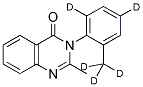 METHAQUALONE-D5 (TOLYL-ALPHA,ALPHA,ALPHA,4,6-D5) Structure