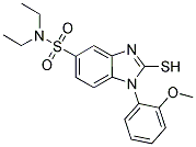 2-MERCAPTO-1-(2-METHOXY-PHENYL)-1H-BENZOIMIDAZOLE-5-SULFONIC ACID DIETHYLAMIDE Struktur