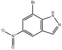 7-溴-5-硝基-1H-吲唑, 685109-10-8, 結(jié)構(gòu)式