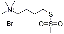 [4-(TRIMETHYLAMMONIUM)BUTYL] METHANETHIOSULFONATE BROMIDE Structure