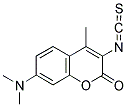 7-DIMETHYLAMINO-4-METHYLCOUMARIN-3-ISOTHIOCYANATE Struktur