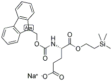 FMOC-GLU-OTMSETNA Structure