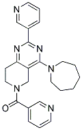 (4-AZEPAN-1-YL-2-PYRIDIN-3-YL-7,8-DIHYDRO-5H-PYRIDO[4,3-D]PYRIMIDIN-6-YL)-PYRIDIN-3-YL-METHANONE Structure