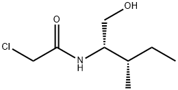 (2S,3S)-N-CHLOROACETYL-2-HYDROXYMETHYL-3-METHYLPENTYLAMINE Structure