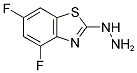 4,6-DIFLUORO-2-HYDRAZINO-1,3-BENZOTHIAZOLE