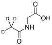 ACETYL (D3)GLYCINE Struktur