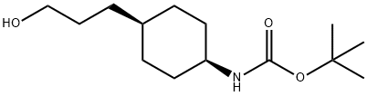 TERT-BUTYL CIS-4-(3-HYDROXYPROPYL)CYCLOHEXYLCARBAMATE Structure