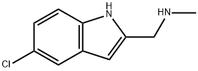 [(5-CHLORO-1H-INDOL-2-YL)METHYL]-METHYLAMINE Struktur