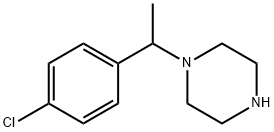 1-[1-(4-CHLORO-PHENYL)-ETHYL]-PIPERAZINE Struktur