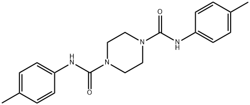 N-(4-METHYLPHENYL)(4-(N-(4-METHYLPHENYL)CARBAMOYL)PIPERAZINYL)FORMAMIDE Structure