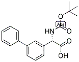 (S)-BIPHENYL-3-YL-TERT-BUTOXYCARBONYLAMINO-ACETIC ACID Structure