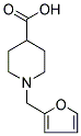 1-(2-FURYLMETHYL)PIPERIDINE-4-CARBOXYLIC ACID Struktur