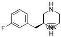 (S)-2-(3-FLUORO-BENZYL)-PIPERAZINE Struktur