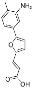 (2E)-3-[5-(3-AMINO-4-METHYLPHENYL)-2-FURYL]ACRYLIC ACID Struktur