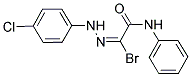 (1E)-2-ANILINO-N-(4-CHLOROPHENYL)-2-OXOETHANEHYDRAZONOYL BROMIDE Struktur