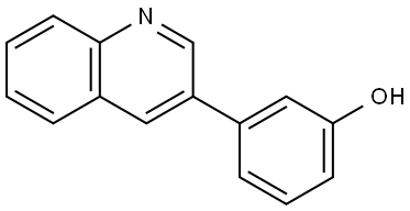 3-QUINOLIN-3-YLPHENOL Struktur