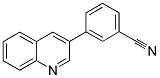 3-(3-QUINOLINYL)BENZONITRILE Struktur