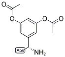 (R)-3-(1-AMINOETHYL)-5-ACETOXYPHENYL ACETATE Struktur