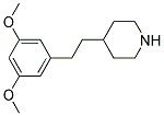 4-[2-(3,5-DIMETHOXYPHENYL)ETHYL]PIPERIDINE Struktur
