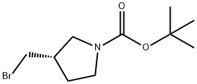 N-BOC-3(S)-溴甲基吡咯烷, 1067230-64-1, 結(jié)構(gòu)式