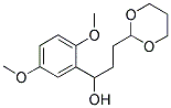 1-(2,5-DIMETHOXYPHENYL)-3-[2-(1,3-DIOXANYL)]-1-PROPANOL Struktur
