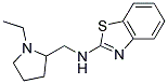 N-[(1-ETHYLPYRROLIDIN-2-YL)METHYL]-1,3-BENZOTHIAZOL-2-AMINE Struktur