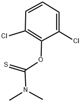 DIMETHYL-THIOCARBAMIC ACID 2,6-DICHLORO-PHENYL ESTER Structure