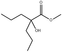 2-HYDROXY-2-PROPYL-PENTANOIC ACID METHYL ESTER Struktur