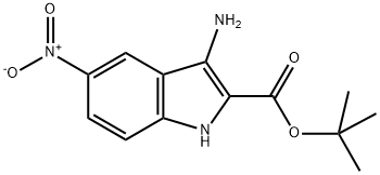 3-AMINO-5-NITRO-1H-INDOLE-2-CARBOXYLIC ACID TERT-BUTYL ESTER|