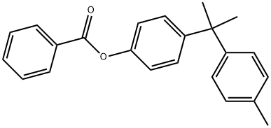 BENZOIC ACID 4-(1-METHYL-1-P-TOLYL-ETHYL)-PHENYL ESTER Structure