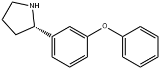 1-((2S)PYRROLIDIN-2-YL)-3-PHENOXYBENZENE Struktur