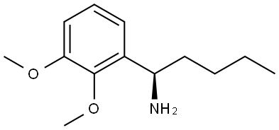 (1R)-1-(2,3-DIMETHOXYPHENYL)PENTYLAMINE Struktur