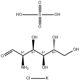 GLUCOSAMINE SULFATE POTASSIUM CHLORIDE Structure
