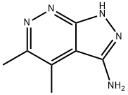 4,5-DIMETHYL-1H-PYRAZOLO[3,4-C]PYRIDAZIN-3-AMINE Struktur