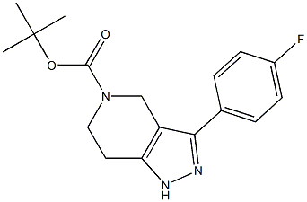 TERT-BUTYL 3-(4-FLUOROPHENYL)-6,7-DIHYDRO-1H-PYRAZOLO[4,3-C]PYRIDINE-5(4H)-CARBOXYLATE