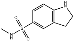 2,3-DIHYDRO-1H-INDOLE-5-SULFONIC ACID METHYLAMIDE Structure