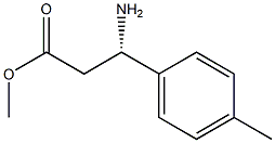 METHYL (3S)-3-AMINO-3-(4-METHYLPHENYL)PROPANOATE Struktur
