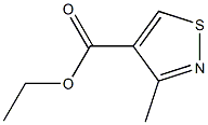 ETHYL 3-METHYLISOTHIAZOLE-4-CARBOXYLATE Structure