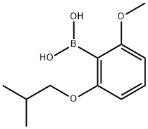 2-ISOBUTOXY-6-METHOXYPHENYLBORONIC ACID Structure