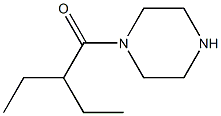 1-(2-ETHYLBUTANOYL)PIPERAZINE Struktur