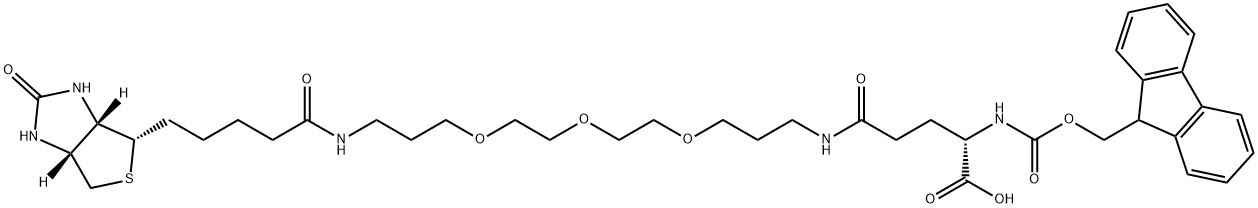 FMOC-GLN(BIOTINYL-PEG)-OH, 817169-73-6, 結(jié)構(gòu)式