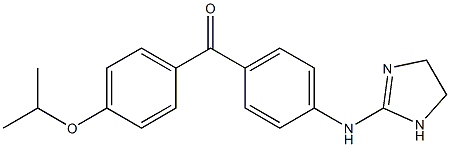 4,5-DIHYDRO-N-[4-[[4-(1-METHYLETHOXY)PHENYL]CARBONYL]PHENYL]-1H-IMIDAZOL-2-AMINE