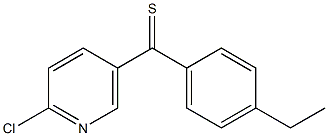 2-CHLORO-5-(4-ETHYLTHIOBENZOYL)PYRIDINE