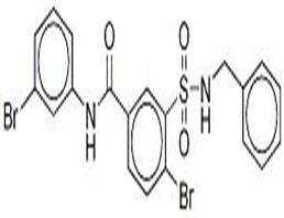 4-溴-N-(4-溴苯基)-3-[[(苯基甲基)氨基]磺?；鵠苯甲酰胺