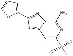 2-(呋喃-2-基)-5-(甲基磺?；?-[1,2,4]三唑并[1,5-Α][1,3,5]三嗪-7-胺
